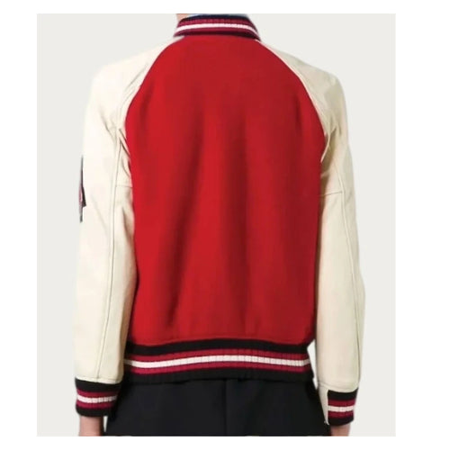 Men’s Coach Letterman Jacket featuring classic varsity design, athletic detailing, and premium craftsmanship for a timeless sporty look.