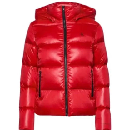 Men’s Red Puffer Jacket featuring bold color, lightweight warmth, and modern winter style.