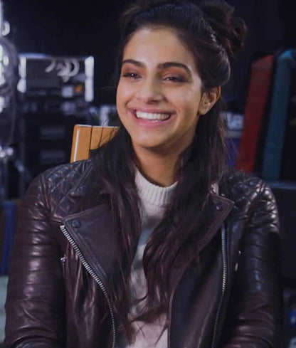 Doctor Who TV Series Mandip Gill Leather Jacket