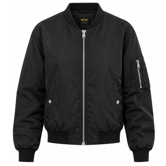 Buy Lana Rhoades Stylish  Black Bomber Jacket