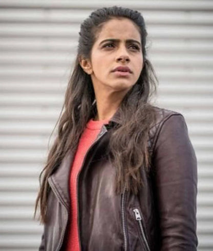 Doctor Who TV Series Mandip Gill Leather Jacket