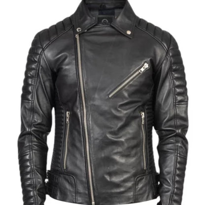 Men’s Cross Brando leather jacket – classic, rugged, and stylish outerwear