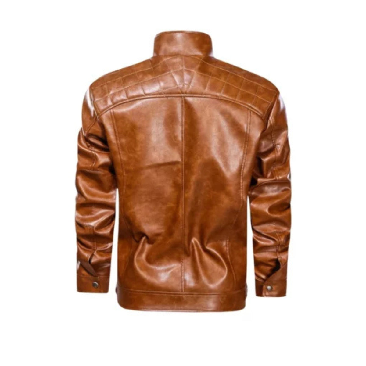 Men’s brown diamond jacket – stylish, durable, and modern outerwear