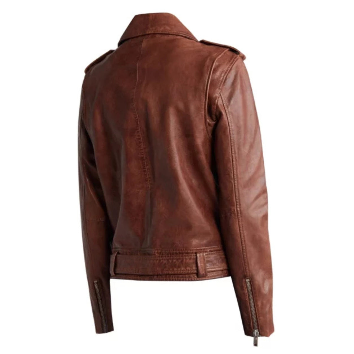 “Men’s genuine leather motorcycle jacket, stylish, durable, and perfect for riding or casual wear”