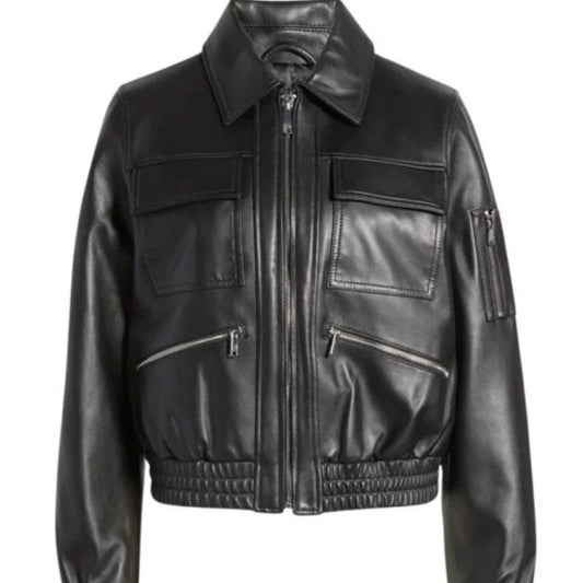 Janveny motorcycle jacket for women with stylish biker design and premium comfortable fit