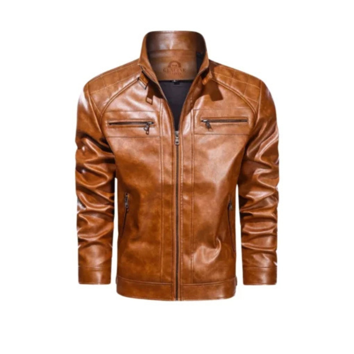 Men’s brown diamond jacket – stylish, durable, and modern outerwear