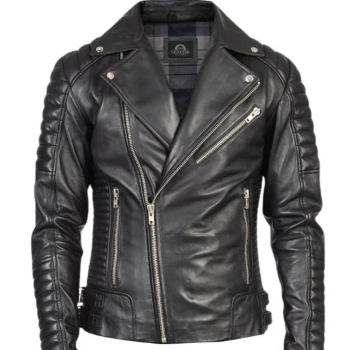 Men’s Cross Brando leather jacket – classic, rugged, and stylish outerwear
