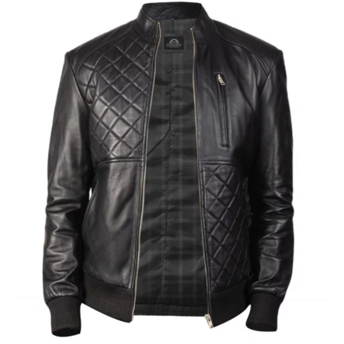 Men’s Moda black leather jacket – sleek, stylish, and durable outerwear