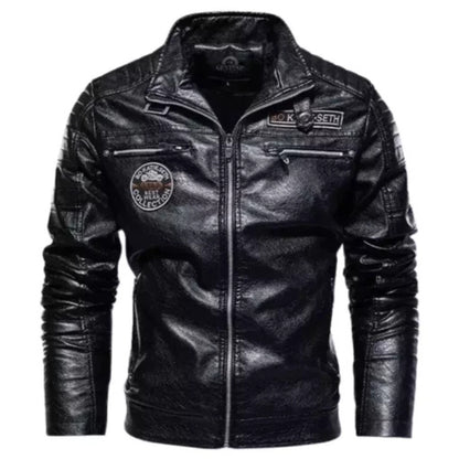 Men’s slim-fit motorcycle windbreaker jacket for lightweight riding protection