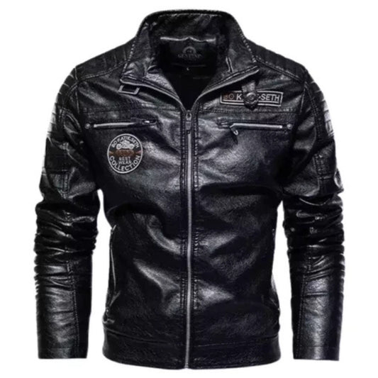 Men’s slim-fit motorcycle windbreaker jacket for lightweight riding protection