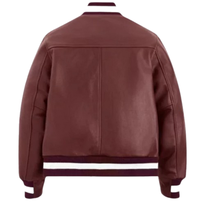 Coco Gauff 2025 US Open Leather Jacket by New Balance featuring premium leather design, sporty detailing, and a stylish look inspired by the tennis champion’s winning performance.