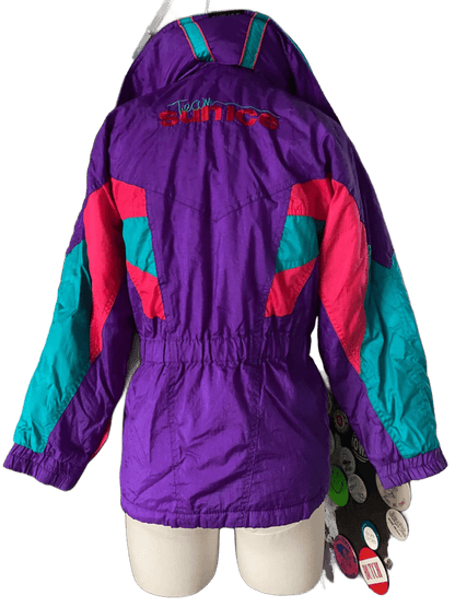 Vintage 80s Neon Ski Jacket – Retro Winter Style