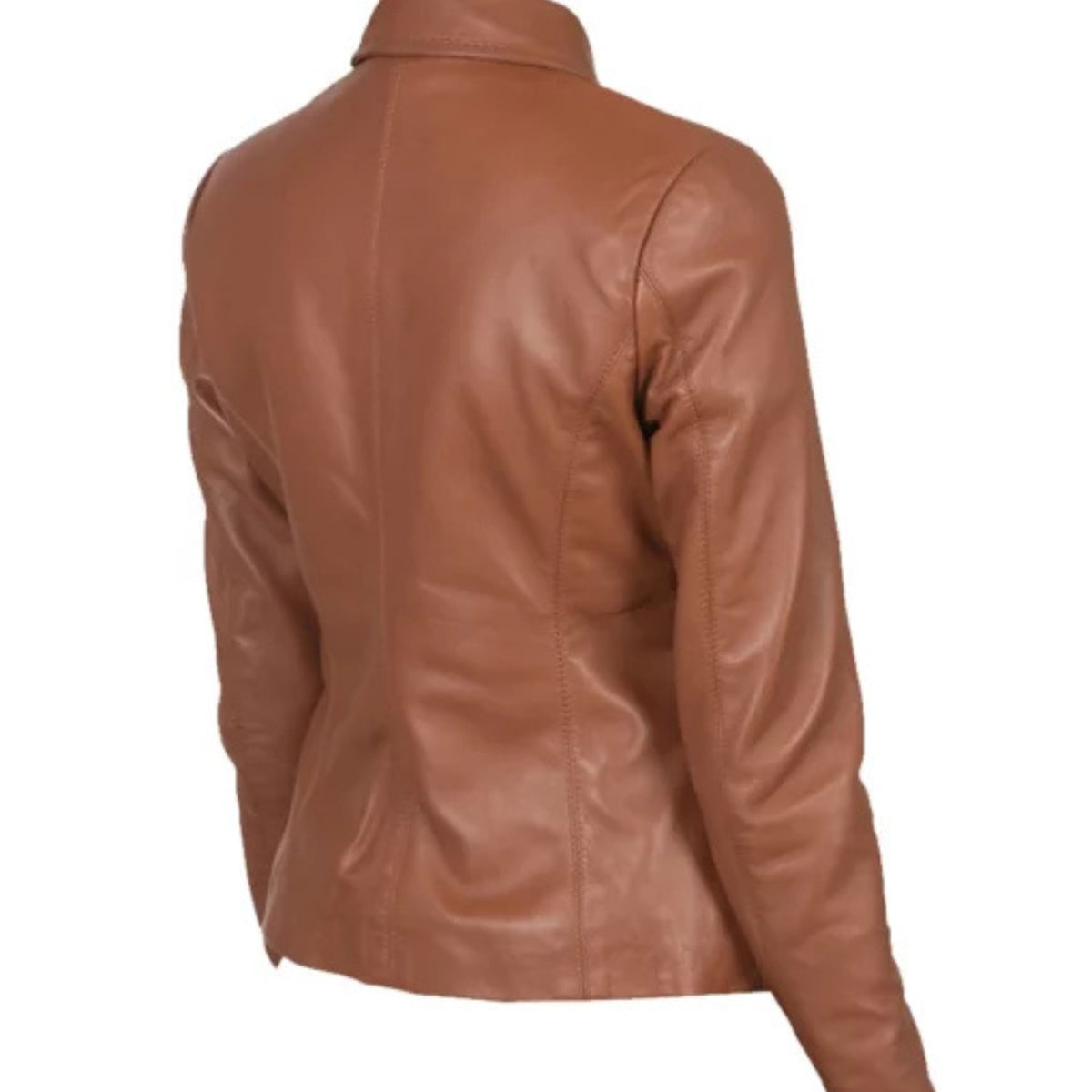 Colette Brown Leather Jacket – Timeless Style with Premium Craftsmanship & Elegant Fit