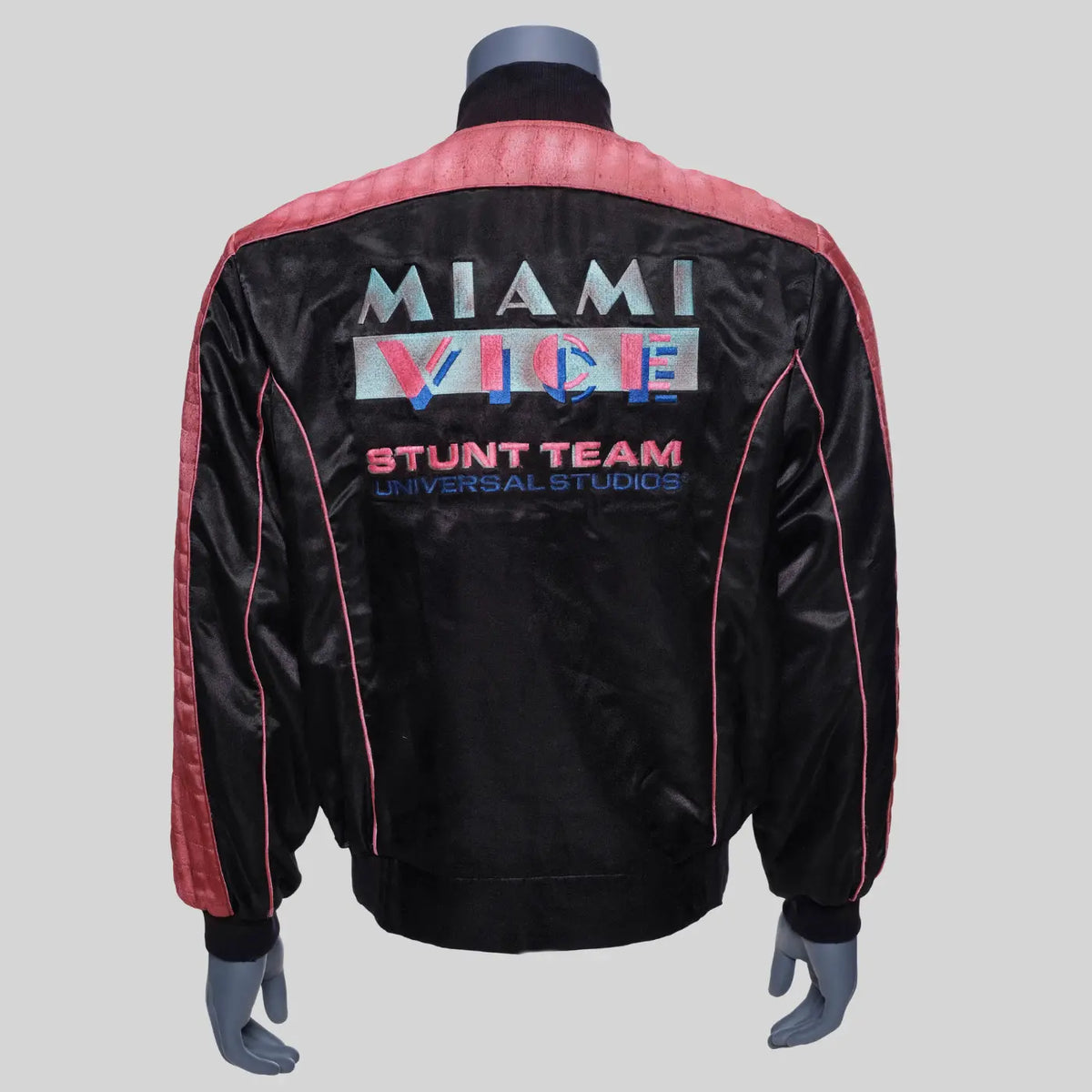 Stuntman Colt Seavers Black Bomber Jacket
