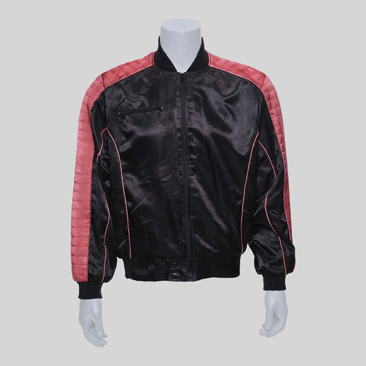 Stuntman Colt Seavers Black Bomber Jacket