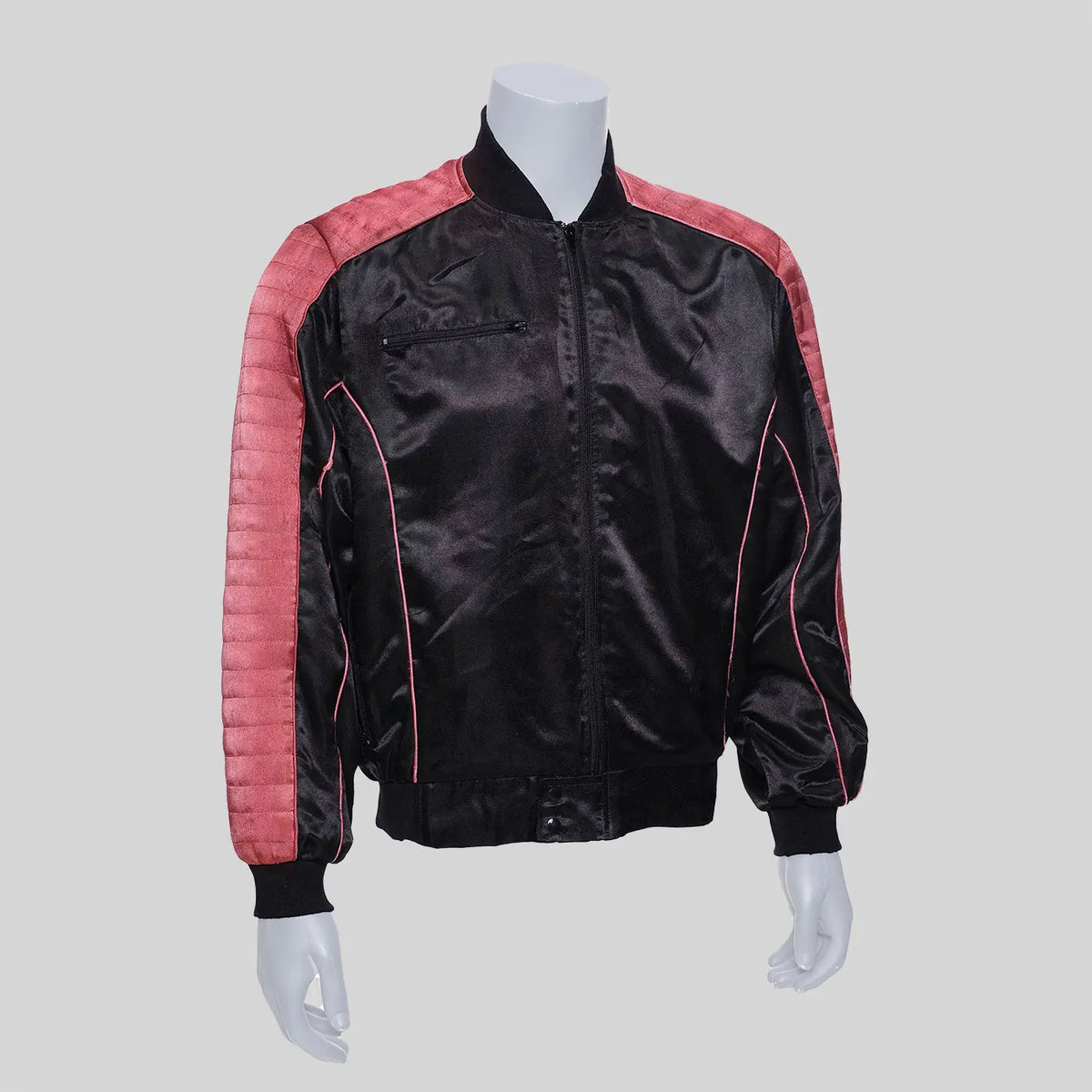 Stuntman Colt Seavers Black Bomber Jacket