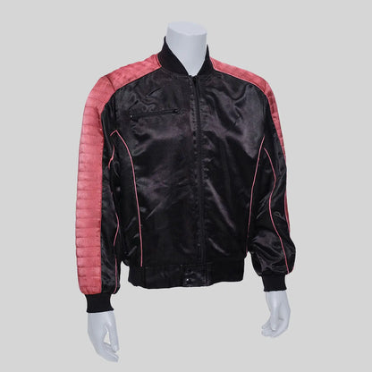Stuntman Colt Seavers Black Bomber Jacket